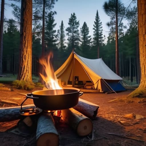 Tips on how to camp on a budget.