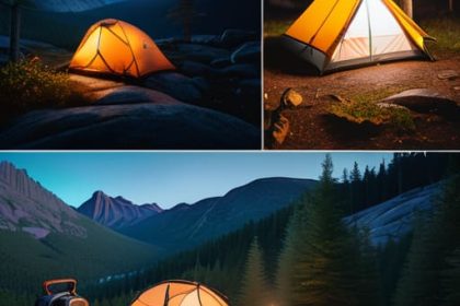 How to choose a campsite versus wild camping.