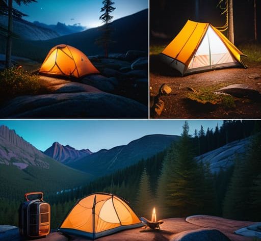 How to choose a campsite versus wild camping.