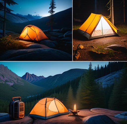 How to choose a campsite versus wild camping.