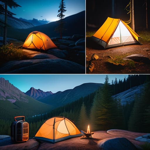 How to choose a campsite versus wild camping.