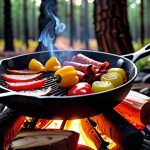 How to cook delicious meals over campfire.