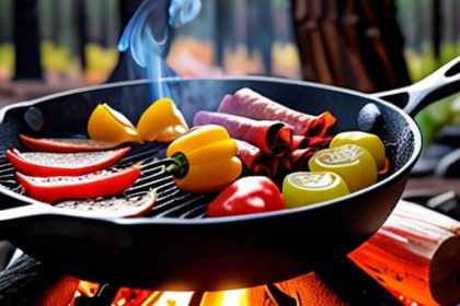 How to cook delicious meals over campfire.