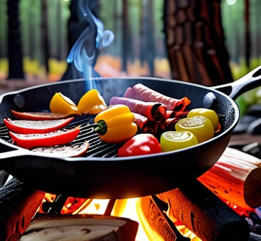 How to cook delicious meals over campfire.