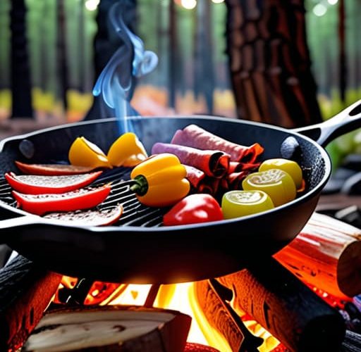 How to cook delicious meals over campfire.