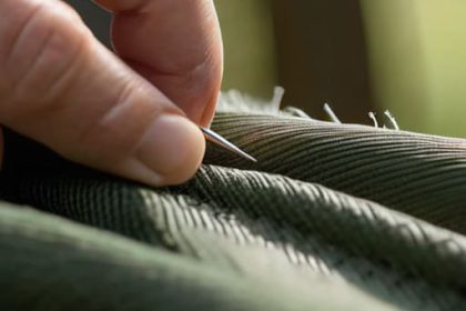 How to repair outdoor clothing jacket.