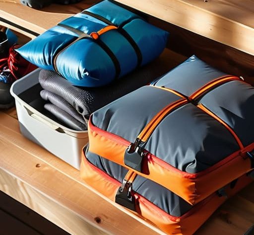 How to store outdoor gear for March.