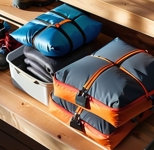 How to store outdoor gear for March.