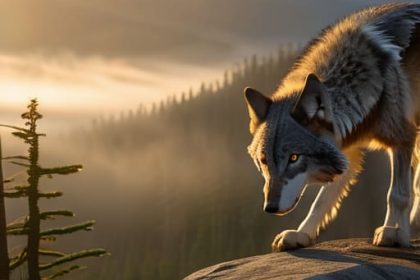 The role of wolves in ecosystem balance.