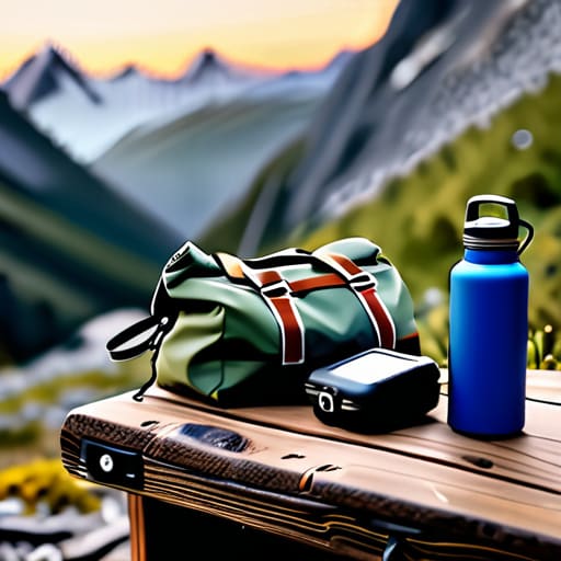The Weight of the Decision: hiking gear.