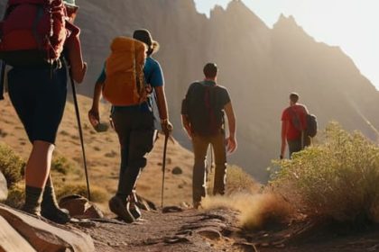 How group size changes a walk speed.