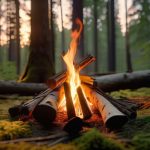 How to build a sustainable campfire guide.