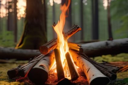 How to build a sustainable campfire guide.