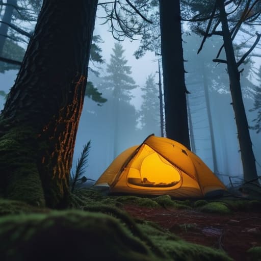 Tips on how to navigate back to camp.