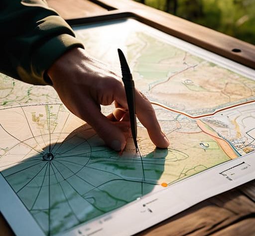 How to plan a route on OS maps.