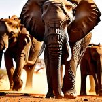 The social structures of elephant herds.