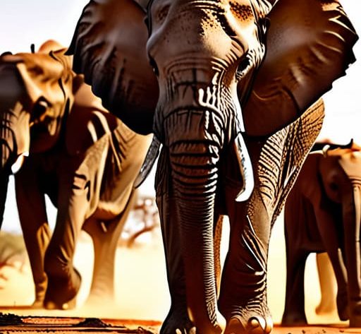 The social structures of elephant herds.