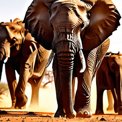 The social structures of elephant herds.